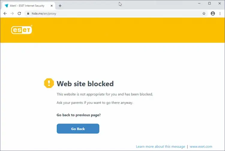 کنترل والدین در ESET Internet Security کنترل والدین در ESET Internet Security